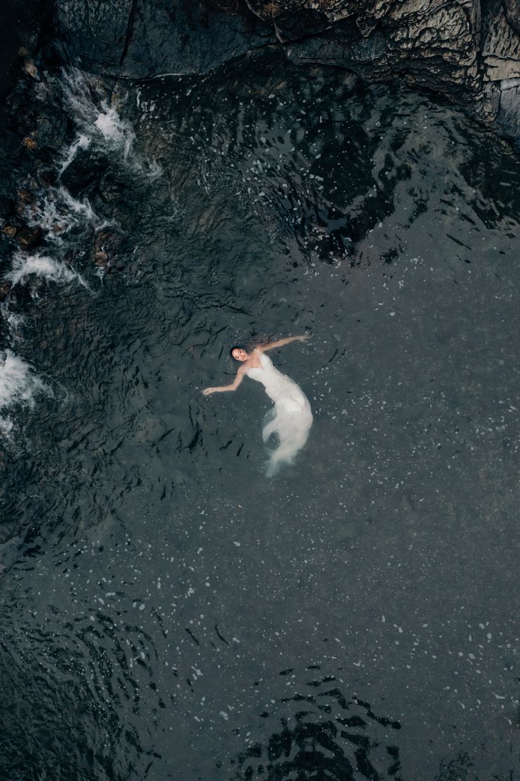 Drone Bridal Portrait